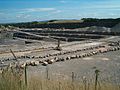 Vue de l'extrémité occidentale de la carrière de Whatley.