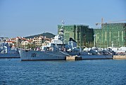 存放於青島海軍博物館的6607型驅逐艦「鞍山」艦（舷號101）