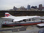 G-BOAD, a British Airways Concorde, on display at the Intrepid Sea-Air-Space Museum in New York city