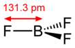 Boron trifluoride in 2D