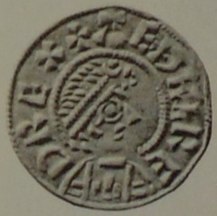 Coin of Æthelred I, King of Wessex obverse