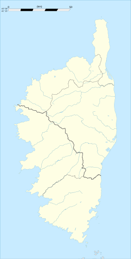 Cagnano is located in Corsica