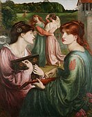 The Bower Meadow, de Dante Gabriel Rossetti, 1877.