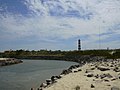 Foto del faro en las costas del arroyo Chuy