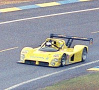 Arnoux sur la Ferrari 333 SP lors des 24 Heures 1995.