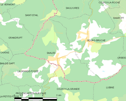 Saales – Mappa