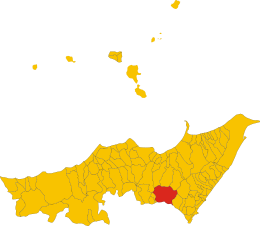 Francavilla di Sicilia – Mappa