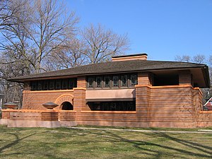 The Arthur Heurtley House en Oak Park, Illinois (1902)