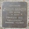 Stolperstein für Johanna Mainzer geb. Mayer