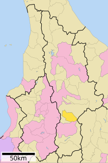 上富良野町位置図