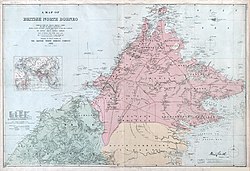 1903-இல் வடக்கு போர்னியோ வரைப்படம்