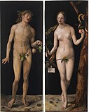 Albrecht Düreri "Aadam ja Eeva" (1507)