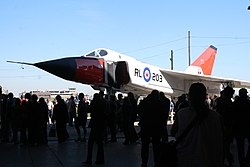 „CF-105 Arrow“, реплика, Музей на аеронавтиката, Торонто, 2008 г.