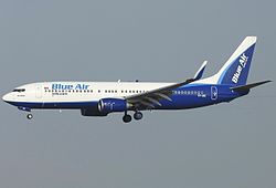 Boeing 737-800 der Blue Air