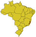 Localização do Espírito Santo