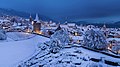 Zug, Switzerland during the blue hour