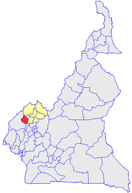 Department location in Cameroon