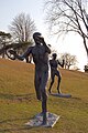 Skulptur Flying Men im Odette-Skulpturenpark in Windsor, Ontario