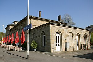 Empfangsgebäude Bahnhof Hattingen aus Ruhrsandstein