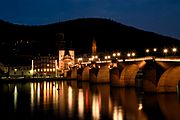 Die Alte Brücke bei Nacht, Juli 2016