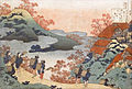 Hyakunin isshu uba ga etoki serija, apie 1835 m.