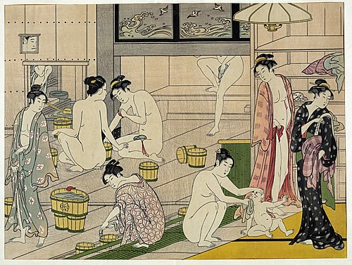 Onna yu, (Bathhouse women)