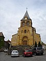 L'église avec son escalier.