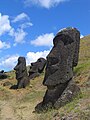 Rapa Nui-nasionale park op Paaseiland.