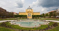 pavillon des arts à Zagreb