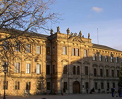 LauErlangen Castle is home to a large part of the university administration