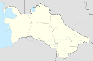 یولوتن در ترکمنستان واقع شده