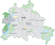 Lokasi Spandau di Berlin