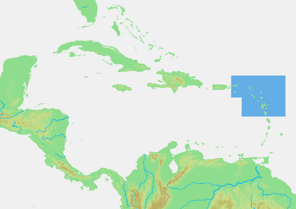 północna część Wysp Nawietrznych (eng. Leeward Islands)