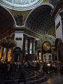 Dettaglio dell'interno: nei pennacchi della cupola sono raffigurati gli Evangelisti