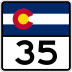 State Highway 35 marker