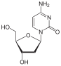 structure chimique de la désoxycytidine monophosphate