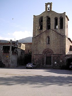 Skyline of Pau (Gerona)