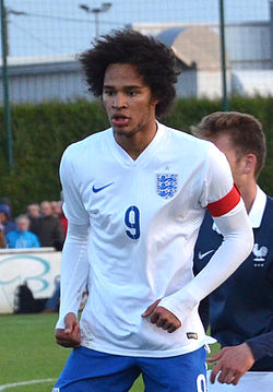 Brown az Angol U19-es válogatott színeiben 2015-ben