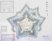 五稜郭の設計図