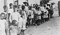 Greek and Armenian refugee children near Athens, Greece, in 1923, following their expulsion from Turkey