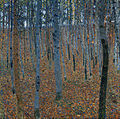 Bosque de hayas, de Gustav Klimt, 1902.