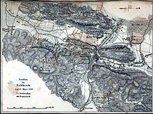 German map: Treffen bei Feldkirch (Battle of Feldkirch)