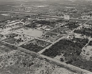 Placedo after Hurricane Carla, 1961