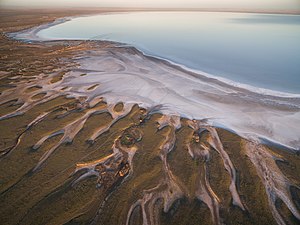 The shore of Elton Salt Lake, Volgograd Oblast, Russia Medvedevphoto (Владимир Медведев)