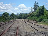 Abandoned train lines