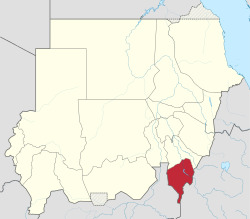 Nil Biru di Sudan