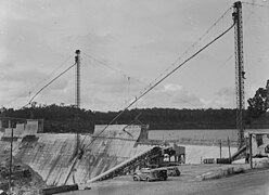 bouw Canning Dam in 1939