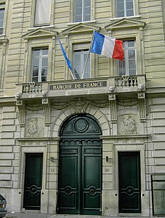 Haupteingang der Banque de France