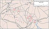 Map 2: Keadaan pertahanan Beauregard (Pertengahan Julai 1861)