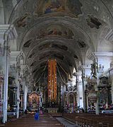 Intérieur de l'église abbatiale